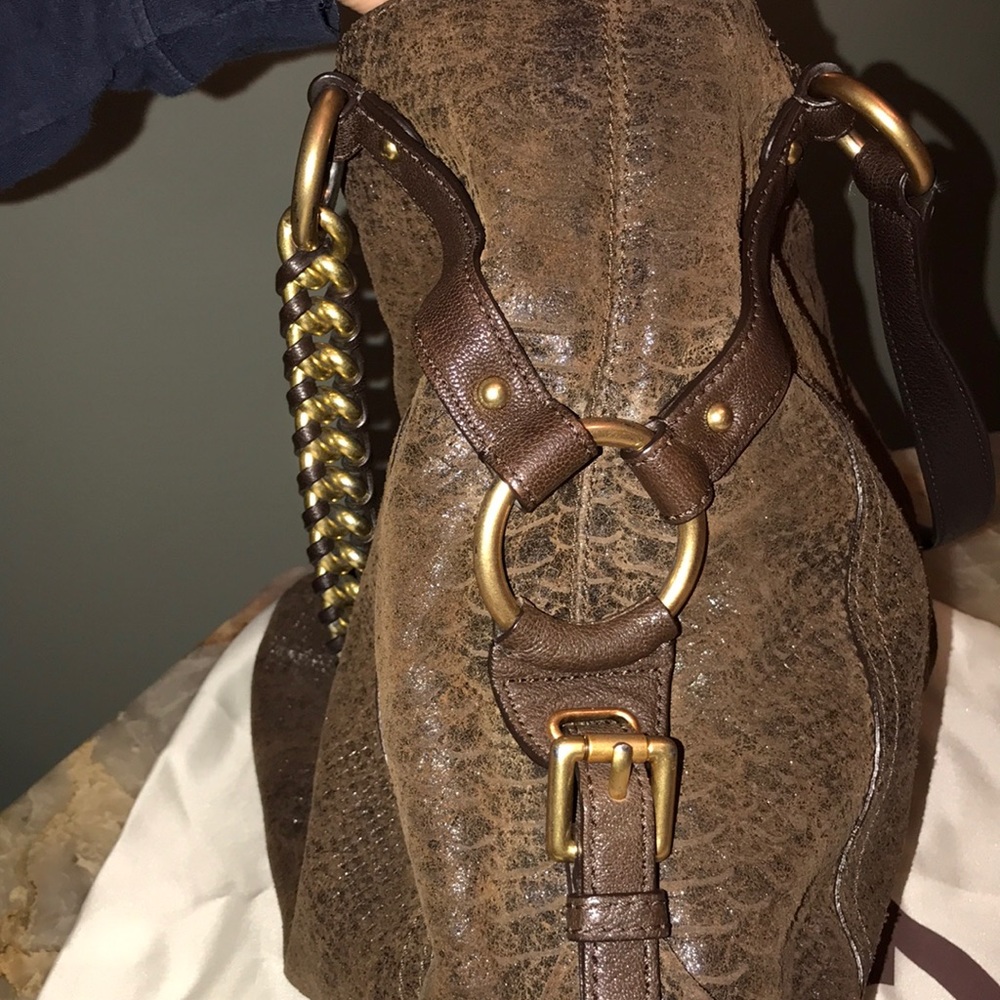 Michael Kors Snake Embossed Handbag - Picture 7 of 8